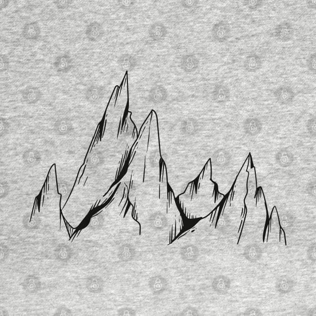 Mountain Outline by Mako Design 